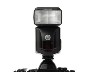 flash light on a white background