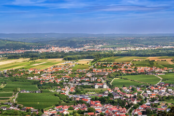 View from Gottweig Abbey hill, Austria