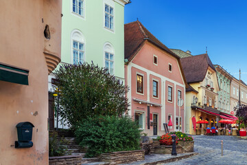 Fototapeta na wymiar Street in Melk, Austria
