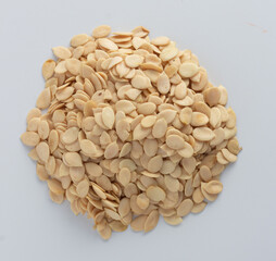 Egusi melon seed, also known as agushi. Citrullus lanatus