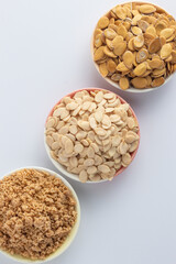 Egusi melon seed, also known as agushi. Citrullus lanatus