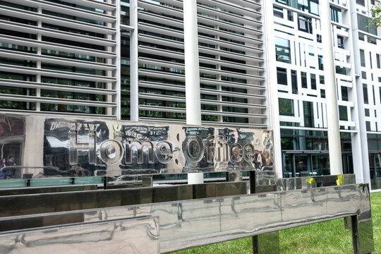 LONDON- Home Office Or Home Department- British Government Department.  Head Quarters Building On Marsham Street In Westminster.