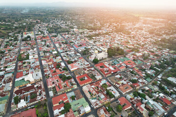 Diriamba town landscape
