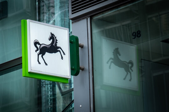 London- LLoyds Bank PLC,  a British retail and commercial  high street bank.