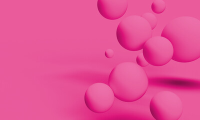 sfondo, astratto, sfere, forme geometriche, 3d, 