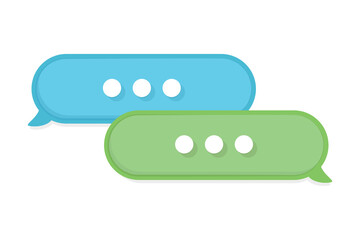 Text Message Bubble, Smart Phone Texting, Messaging Bubble, Chat Bubble, Vector Illustration Background