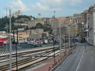 Walking in the city of Ancona