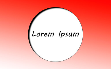 red design with space for Lauren Ipsum lettering
High Quality