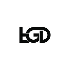 tgd letter original monogram logo design