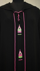 jellaba morocco traditional dress arabic black suit for women 