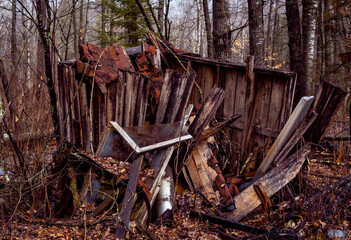 Broken shack
