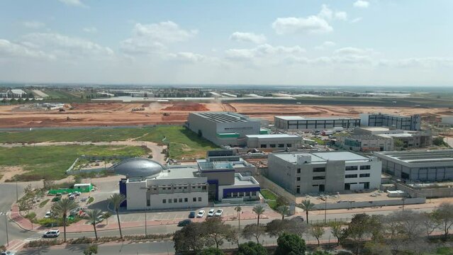 Security Center At Israel Southern District City Named By Netivot