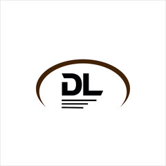 DL VECTIR LOGO,dl  icon design, dl letter logo design.