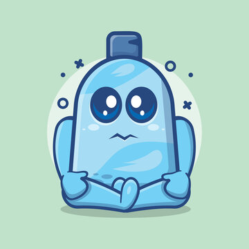 recommend clip art: funny toothpaste tube character mascot with sad expression isolated cartoon in flat style design
