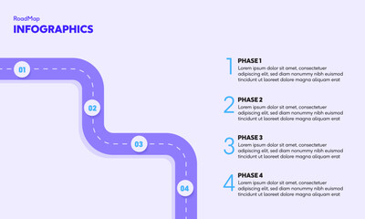 roadmap infographic template. timeline infographic template