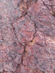 bauxite stone texture with red and gray colour
