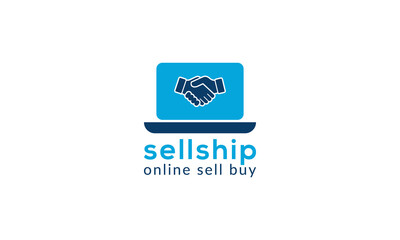 Online bey sell logo design vector templet, 