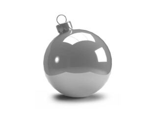 Christmas Bauble 3D Illustration Mockup Scene