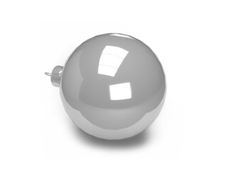 Christmas Bauble 3D Illustration Mockup Scene