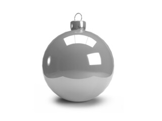 Obraz premium Christmas Bauble 3D Illustration Mockup Scene