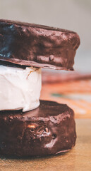 chocolate cake with chocolate