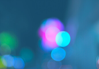 Blurry abstract bokeh lights, winter season's