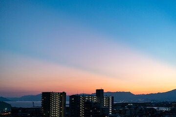 Fototapeta premium 薄明光線