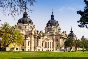 Fototapeta premium thermal bath Szechenyi Budapest, Hungary, Europe
