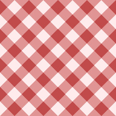 Red tartan background, seamless pattern of plaid design