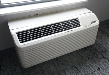 close up on air conditioner indoor