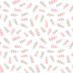 Minimalistic seamless pattern. Simple organic shape