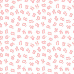 Minimalistic seamless pattern. Simple organic shape