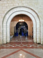 entrance to the church