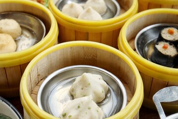 Dim sum in restaurant Chinese food