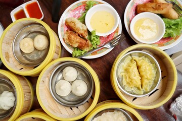 Dim sum in restaurant Chinese food