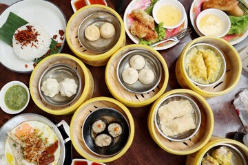 Dim sum in restaurant Chinese food