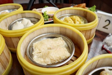 Dim sum in restaurant Chinese food