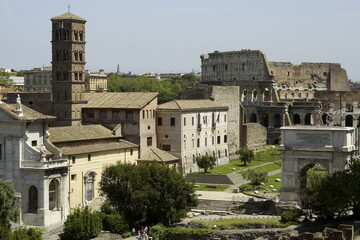 Fototapeta na wymiar Roma, i Fori imperiali