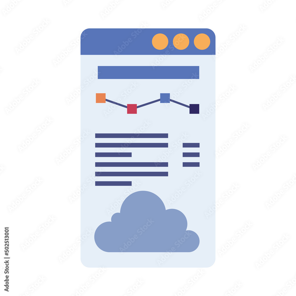 Poster statistics in website template