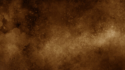 茶色の水彩グランジ背景素材