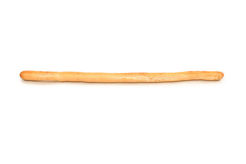 Bread sticks isolated on white background.