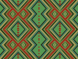 Geometric Patterns Ikat Fabric Prints Native American Mexican Patterns Abstract Background