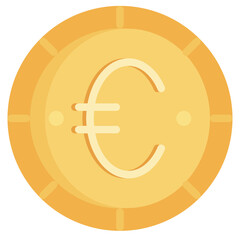 EURO flat icon,linear,outline,graphic,illustration