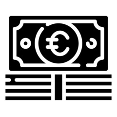 CASH glyph icon,linear,outline,graphic,illustration