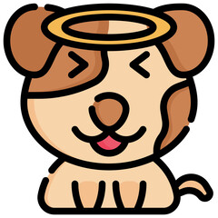 ANGEL filled outline icon,linear,outline,graphic,illustration