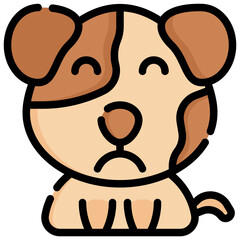 SAD filled outline icon,linear,outline,graphic,illustration