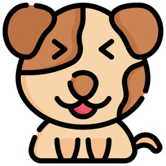 SMILE filled outline icon,linear,outline,graphic,illustration