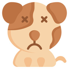 ASTONISHED flat icon,linear,outline,graphic,illustration