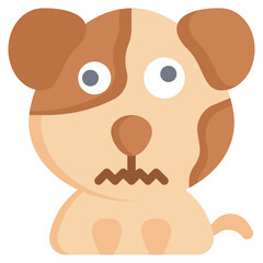 DIZZY flat icon,linear,outline,graphic,illustration