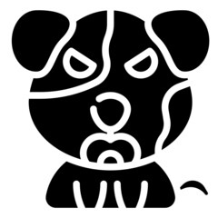 CRY glyph icon,linear,outline,graphic,illustration